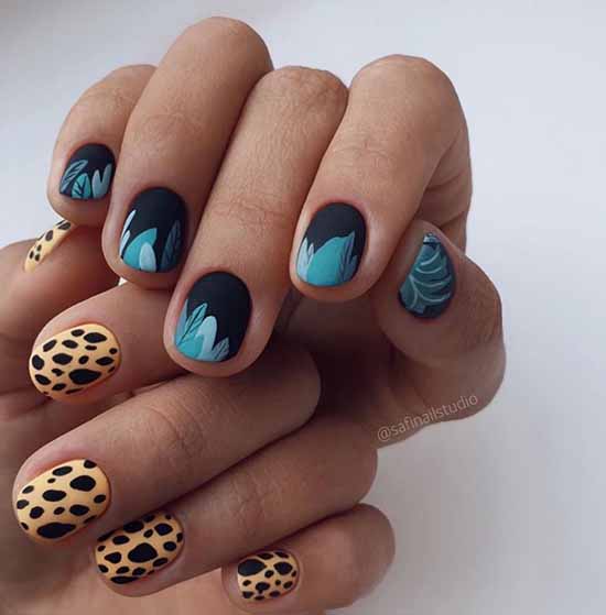 Beautiful matte nails: design, new manicure in the photo