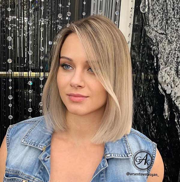 Stylish haircuts for shoulder-length hair