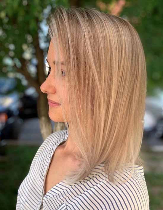 Fashionable haircuts for shoulder-length hair 2021: photos, trends