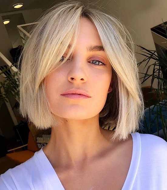 Fashionable haircuts for shoulder-length hair 2021: photos, trends