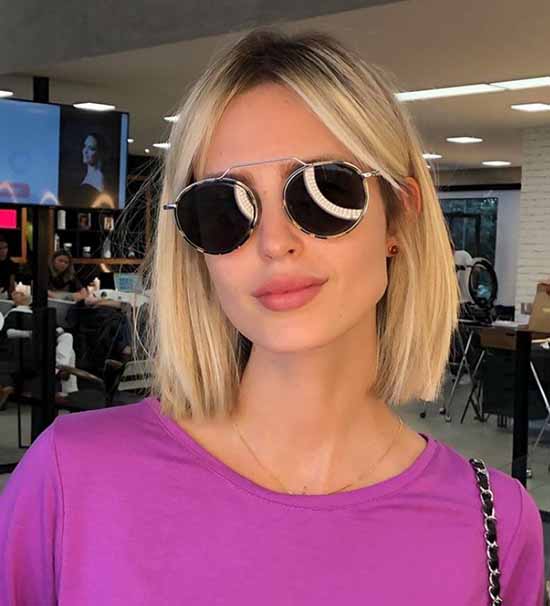 Fashionable haircuts for shoulder-length hair 2021: photos, trends