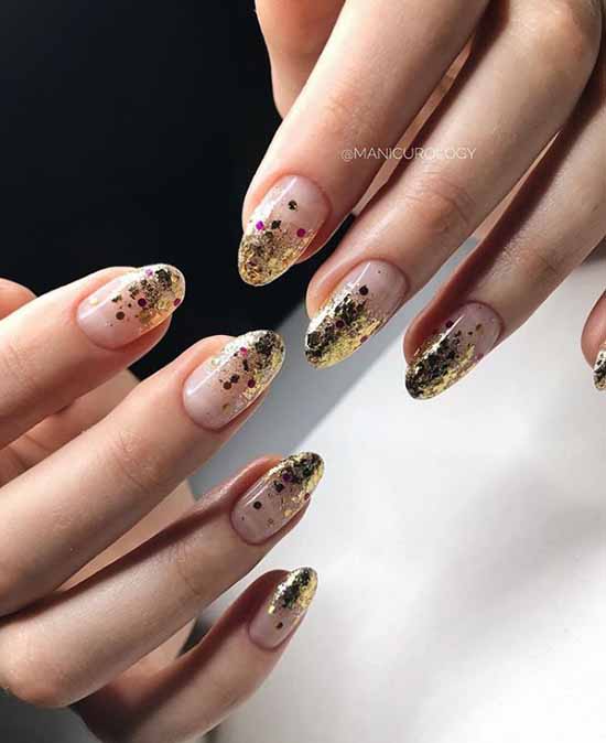 Shiny jacket: a large selection of new photo ideas for manicure