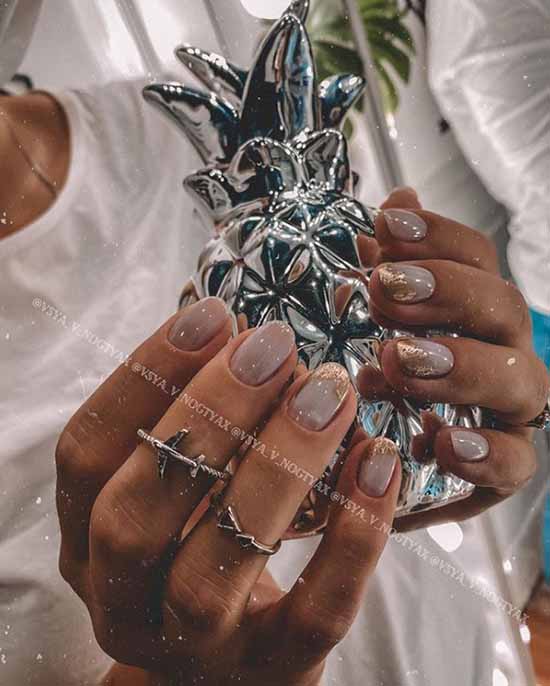 Shiny jacket: a large selection of new photo ideas for manicure