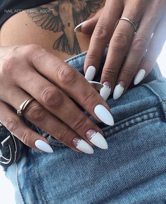 Shiny jacket: a large selection of new photo ideas for manicure