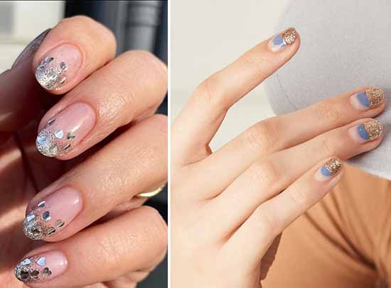 Shiny jacket: a large selection of new photo ideas for manicure