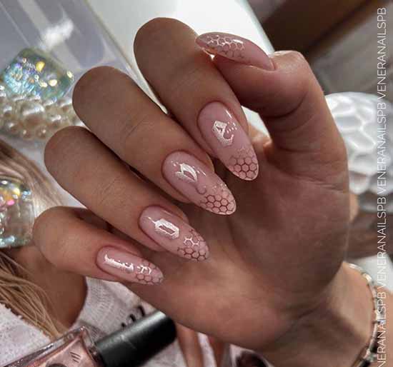 French manicure with design: photo, the best novelties