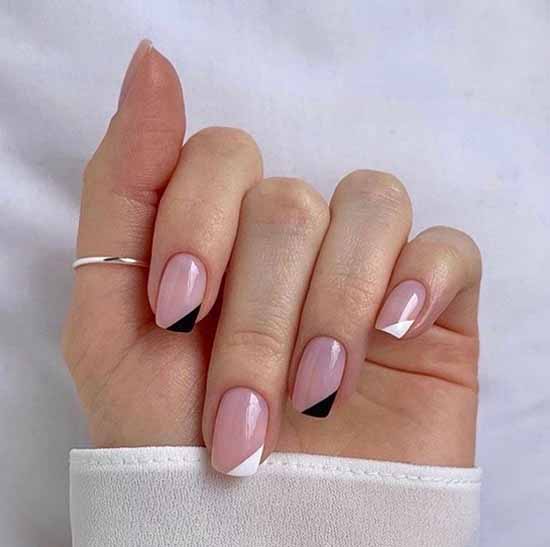 French manicure with design: photo, the best novelties