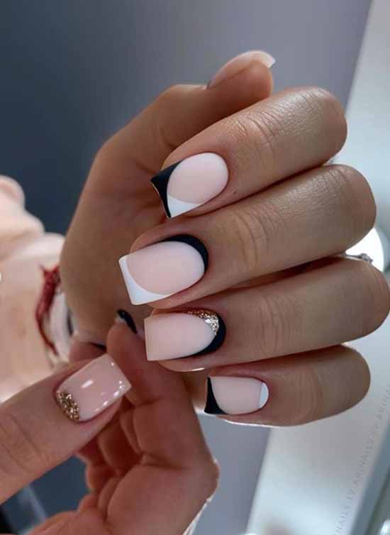 French manicure with design: photo, the best novelties