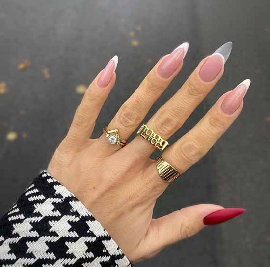 French manicure with design: photo, the best novelties