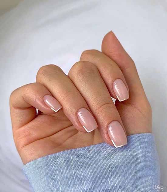 French manicure with design: photo, the best novelties