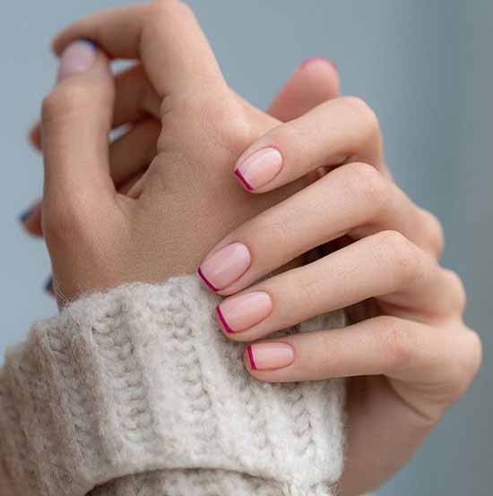 French manicure with design: photo, the best novelties