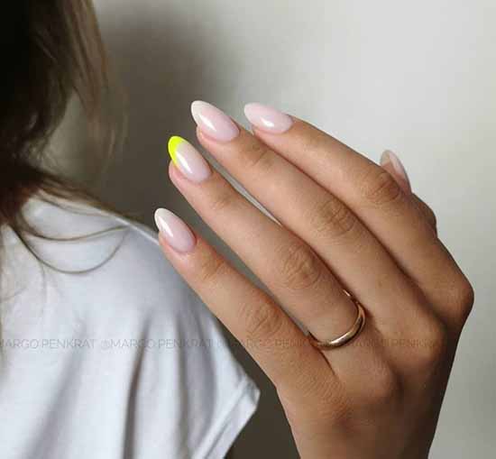 French manicure with design: photo, the best novelties