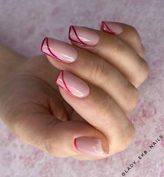 French manicure with design: photo, the best novelties