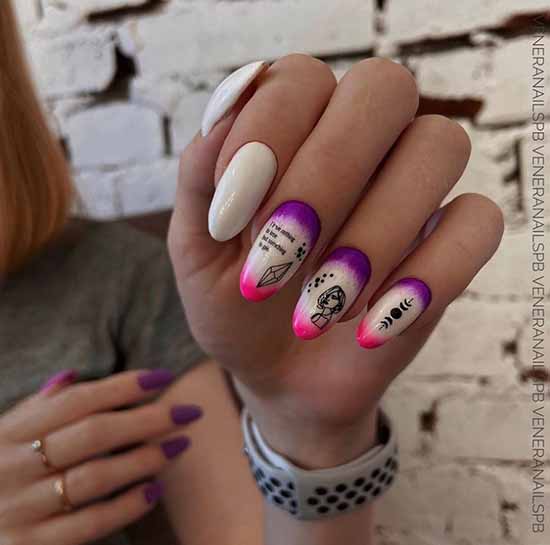 French manicure with design: photo, the best novelties