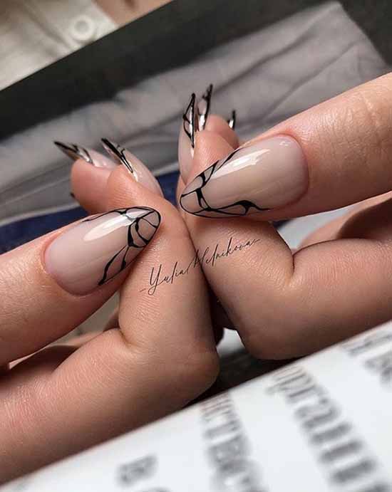 French manicure with design: photo, the best novelties