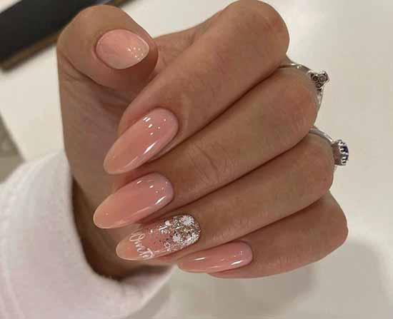 Elegant design for long nails