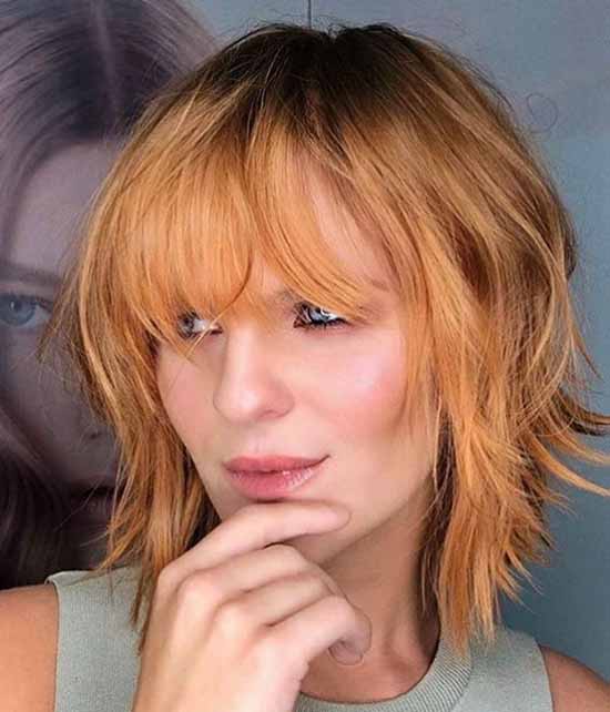 Long bangs 2021: what haircuts to wear long bangs, photo