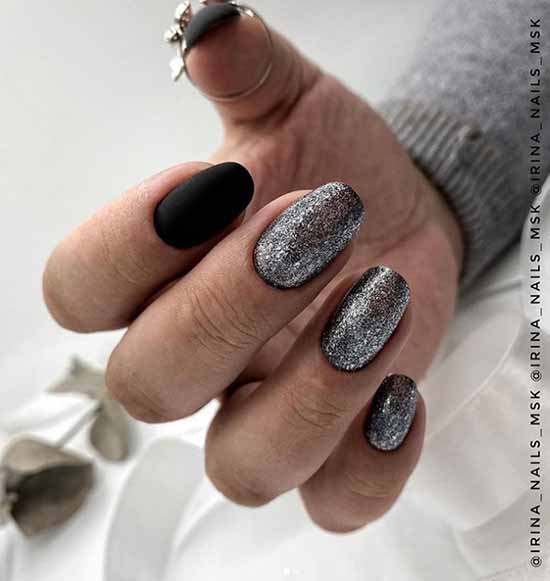 Noir avec des paillettes