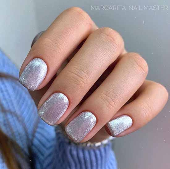 Silver in manicure