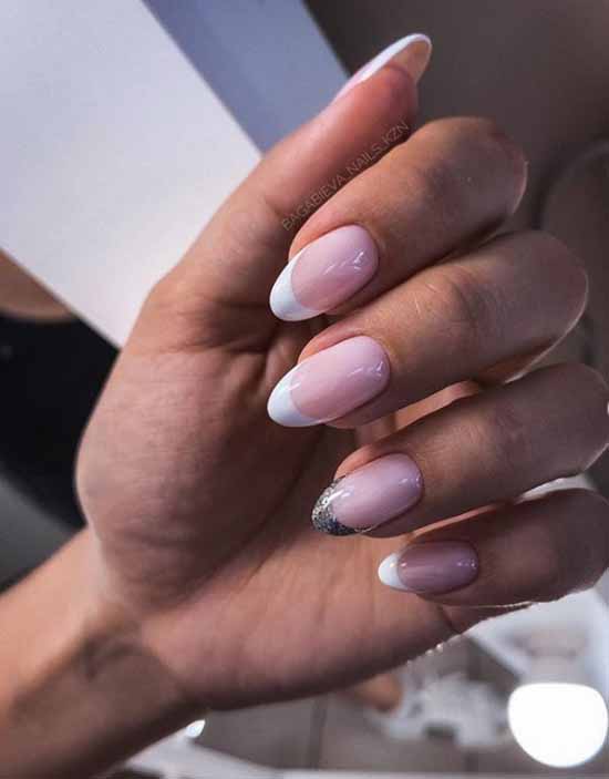 Silver nail design: 105 ideas in the photo with new manicure