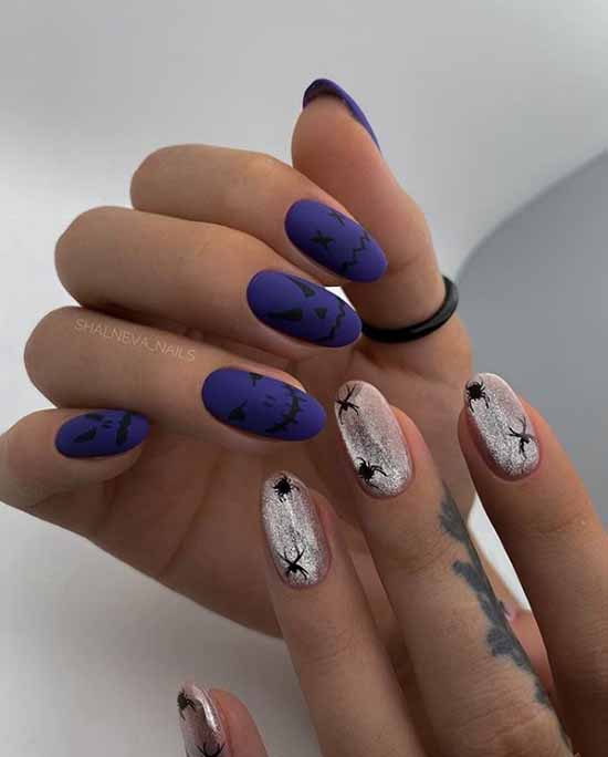 Silver nail design: 105 ideas in the photo with new manicure