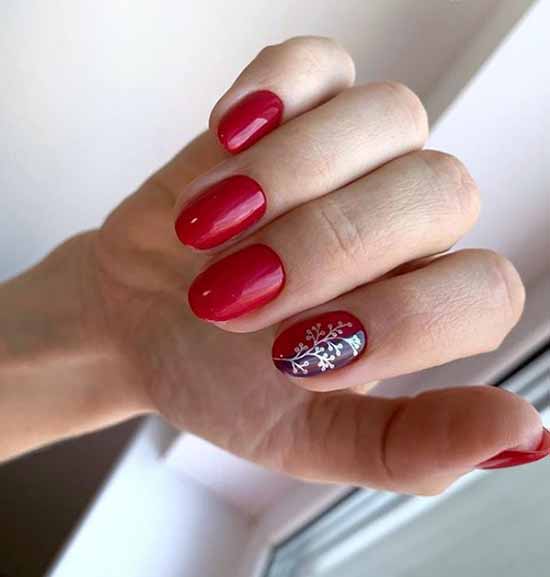 Silver nail design: 105 ideas in the photo with new manicure