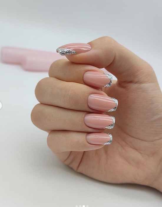 French pink with silver