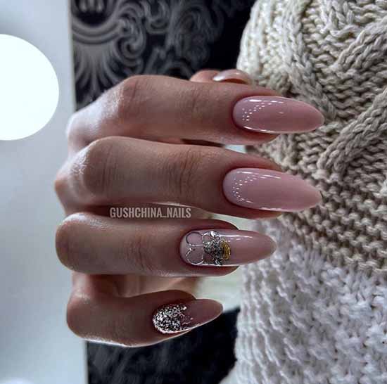 Long silver nails