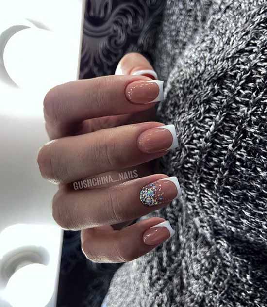 Silver nail design: 105 ideas in the photo with new manicure