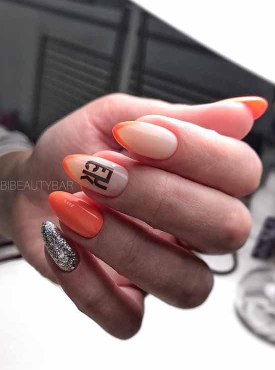 Silver nail design: 105 ideas in the photo with new manicure