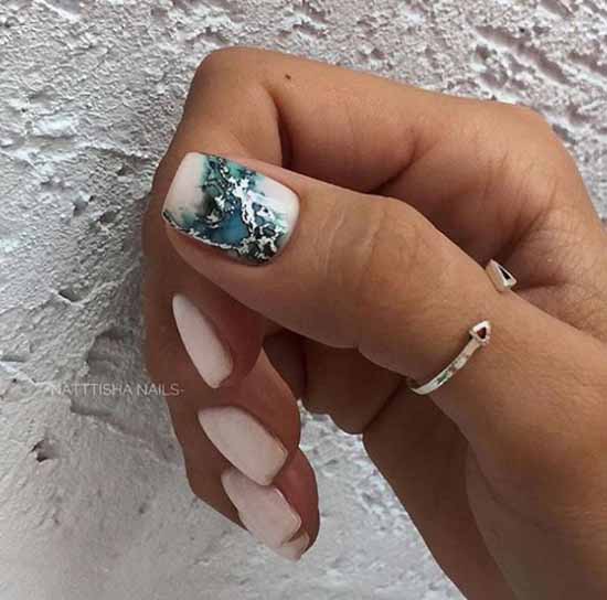 Silver nail design: 105 ideas in the photo with new manicure