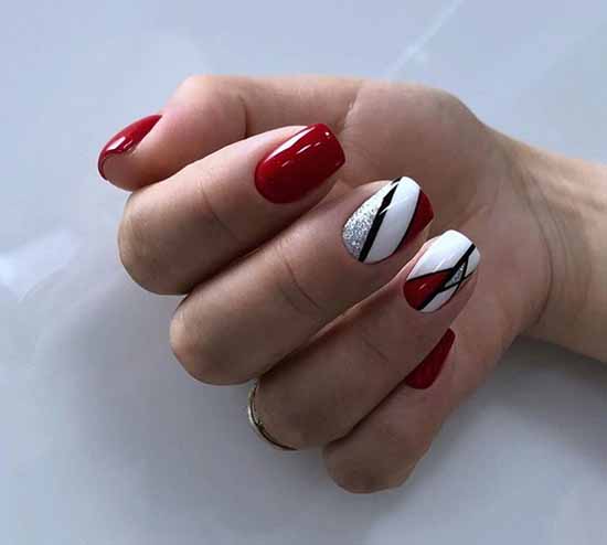 Red Glitter Manicure: +100 Cool Design Ideas