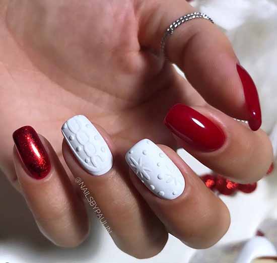 Red Glitter Manicure: +100 Cool Design Ideas