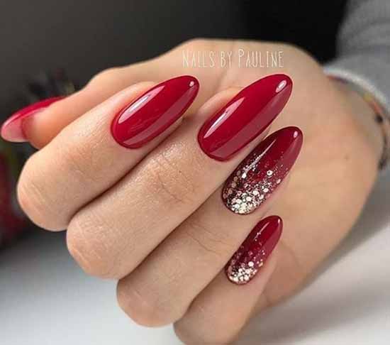 Manucure à paillettes rouges : +100 idées de design sympas