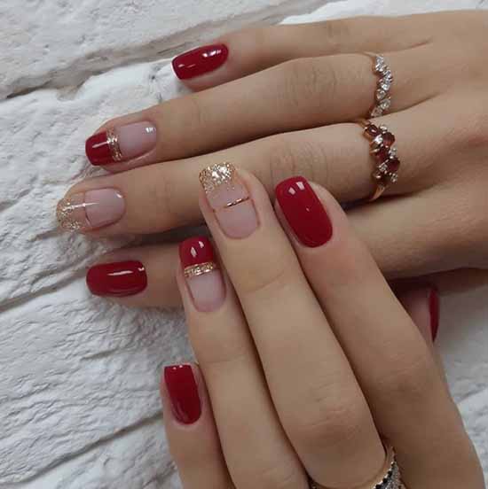 Red Glitter Manicure: +100 Cool Design Ideas