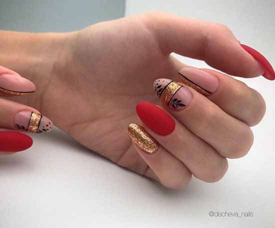 Red Glitter Manicure: +100 Cool Design Ideas