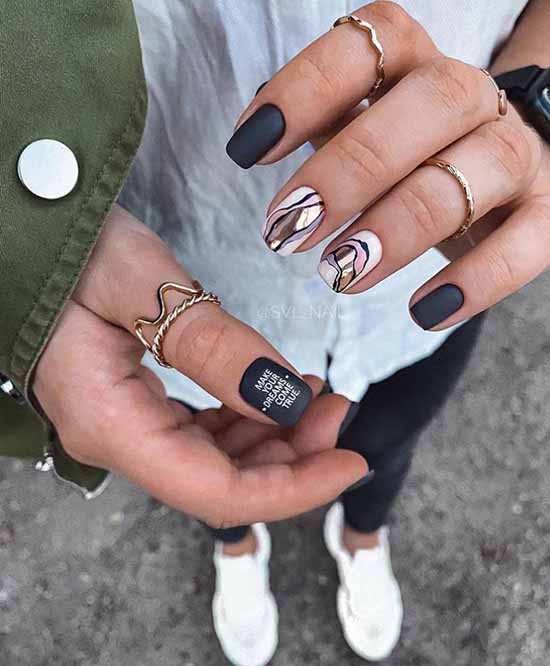 Stylish manicure for short nails: +100 new products on the photo