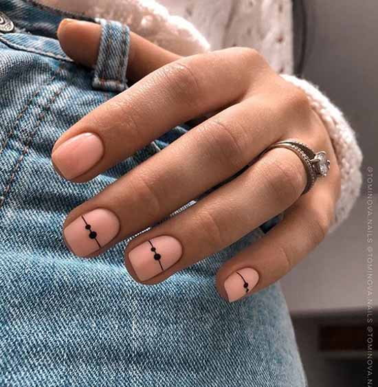 Manucure stylée pour ongles courts : +100 nouveautés sur la photo