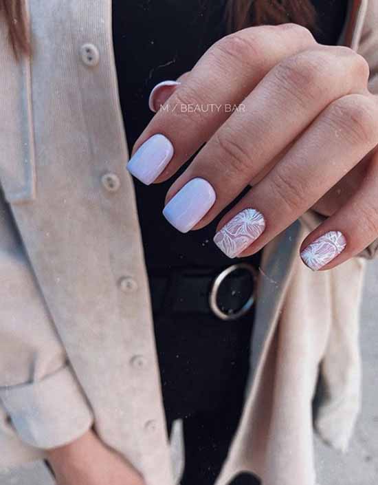 Stylish manicure for short nails: +100 new products on the photo