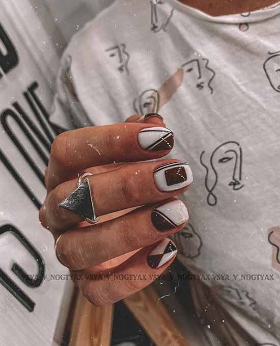 Stylish manicure for short nails: +100 new products on the photo