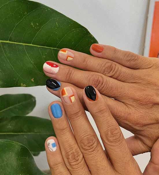 Manucure stylée pour ongles courts : +100 nouveautés sur la photo