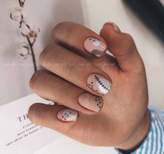 Stylish manicure for short nails: +100 new products on the photo