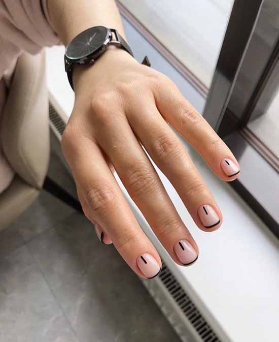 Stylish manicure for short nails: +100 new products on the photo