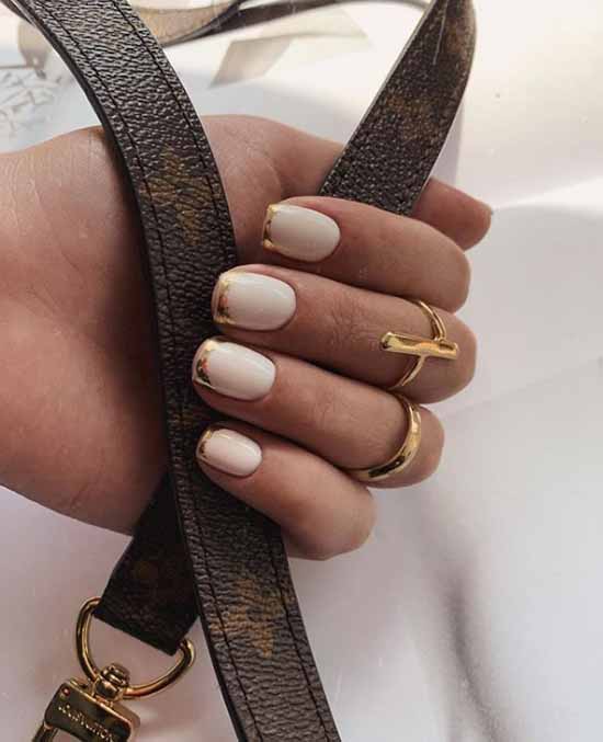 Stylish new manicure for short nails