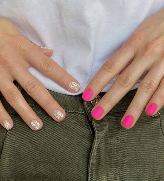 Manucure stylée pour ongles courts : +100 nouveautés sur la photo