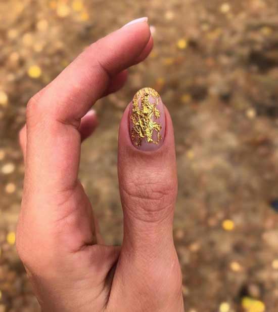 Potal mesh on nails