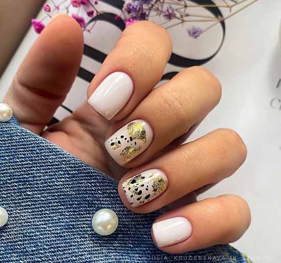 Potale on nails: +100 manicure photos, beautiful design