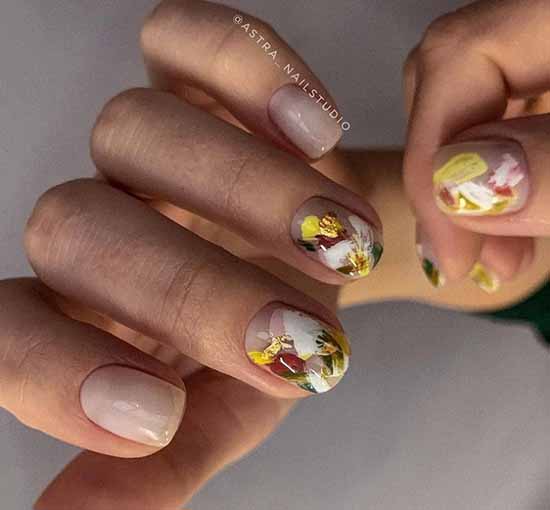 Potale on nails: +100 manicure photos, beautiful design