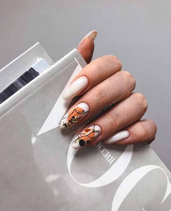 Potale on nails: +100 manicure photos, beautiful design