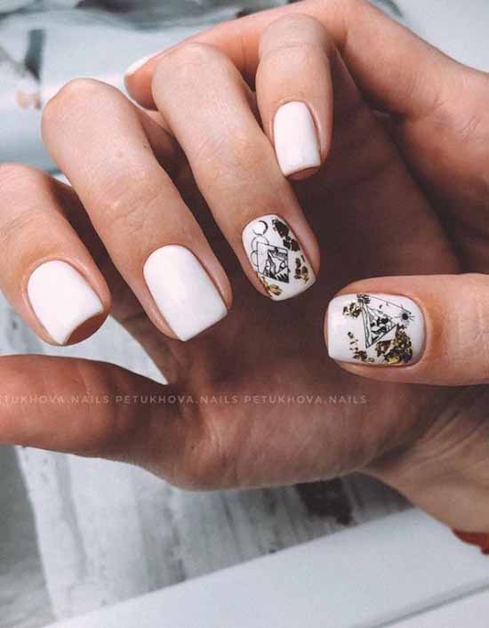 Potale on nails: +100 manicure photos, beautiful design